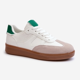 Pantofi sport jos pentru damă, alb Uvetta 1
