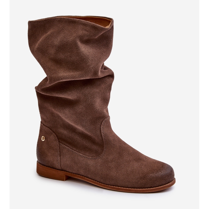 Cizme de damă din piele intoarsa Maciejka 05057-14 maro 1 Cizme de damă din piele intoarsa Maciejka 05057-14 maro 1