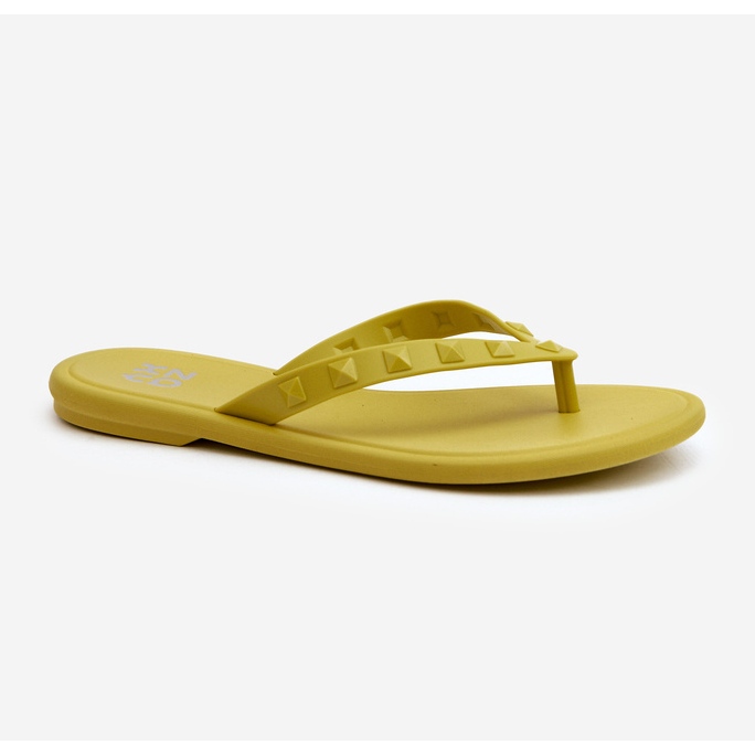 Flip-flops flexibili plate pentru damă ZAXY JJ285253 Lime verde 1