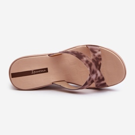 Flip-flops cu pană de damă 83520 Ipanema High Fashion Slide Fem Beige bej 1
