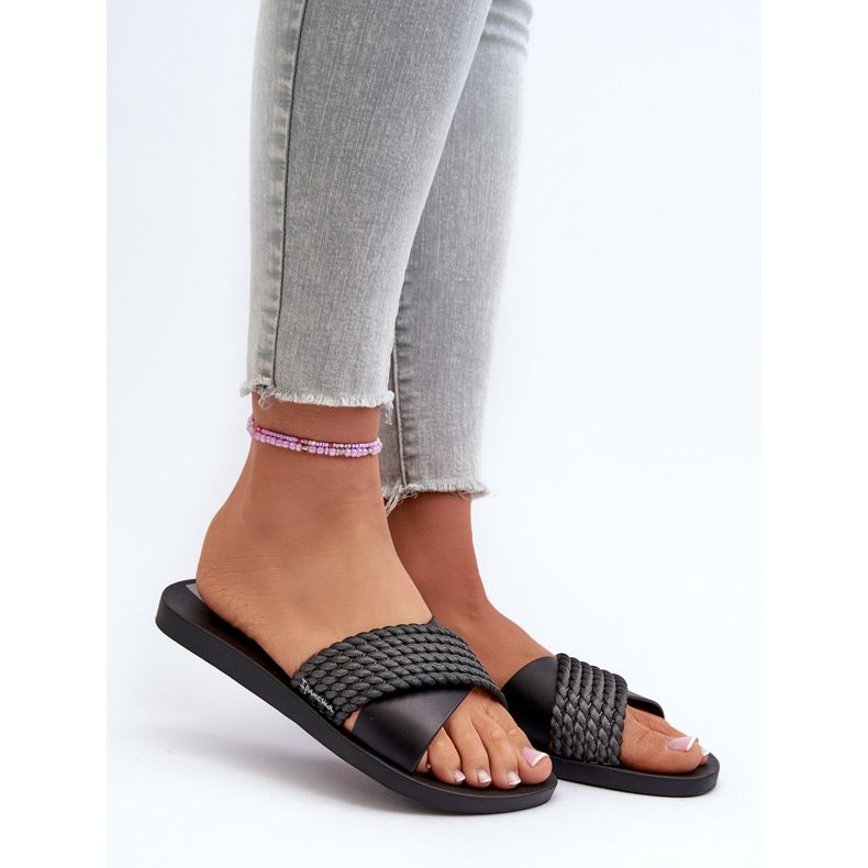 Flip-flops De Damă Plati 83244 Ipanema Street Ii Fem Black negru 2