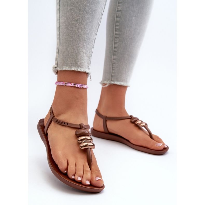 Sandale plate pentru femei Flip-flops 83507 Ipanema Class Bown Up Sandal Fem Brown maro 2 Sandale plate pentru femei Flip-flops 83507 Ipanema Class Bown Up Sandal Fem Brown maro 2