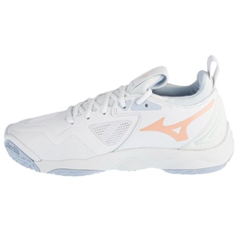 Pantofi de volei Mizuno Wave Momentum 3 W V1GC231200, albi 3