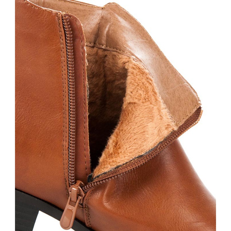 Vices New Collection Cizme joase camel maro 1