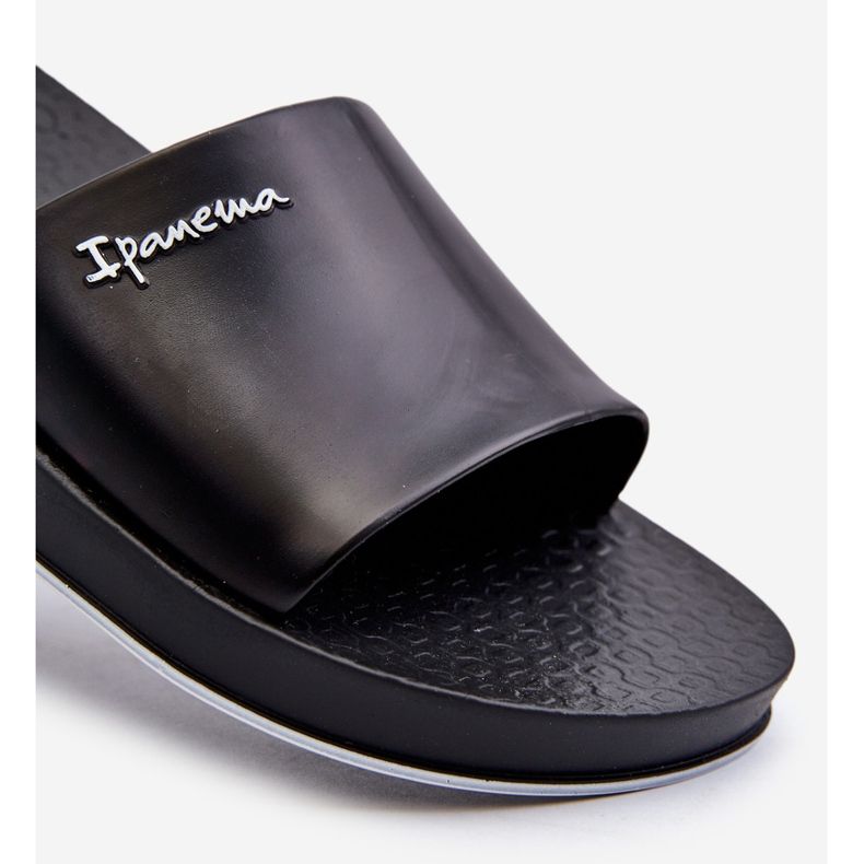 Flip-flops din cauciuc pentru bărbați 82832 Ipanema Slide Unisex Negru 2