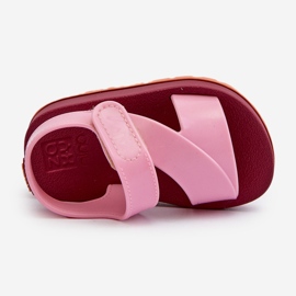 Sandale cu Velcro pentru copii parfumate ZAXY LL385001 Roz 2
