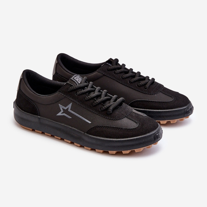 Pantofi sport joasă pentru bărbați Big Star NN174118 Negru 1 Pantofi sport joasă pentru bărbați Big Star NN174118 Negru 1