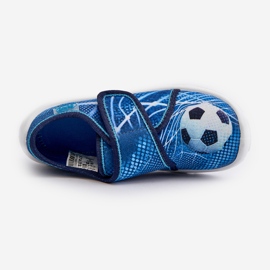 Papuci Velcro pentru copii Befado 974X312 Albastru 1