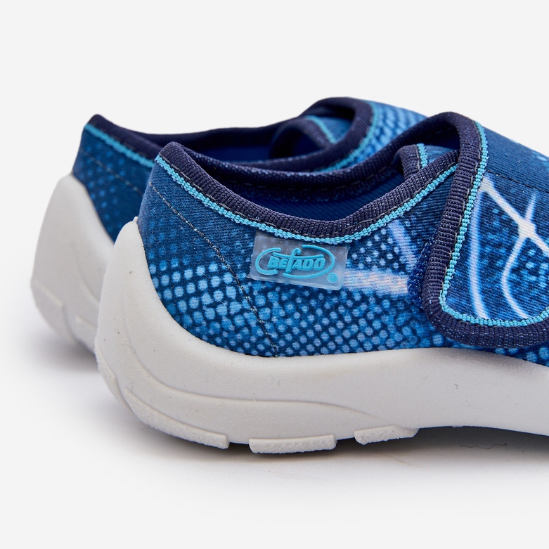 Papuci Velcro pentru copii Befado 974X312 Albastru 2