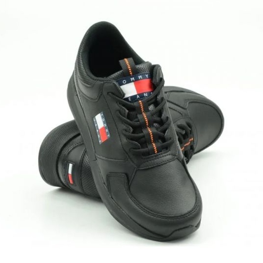 Pantofi Tommy Hilfiger Flexi Runner EM0EM01409BDS negru 1