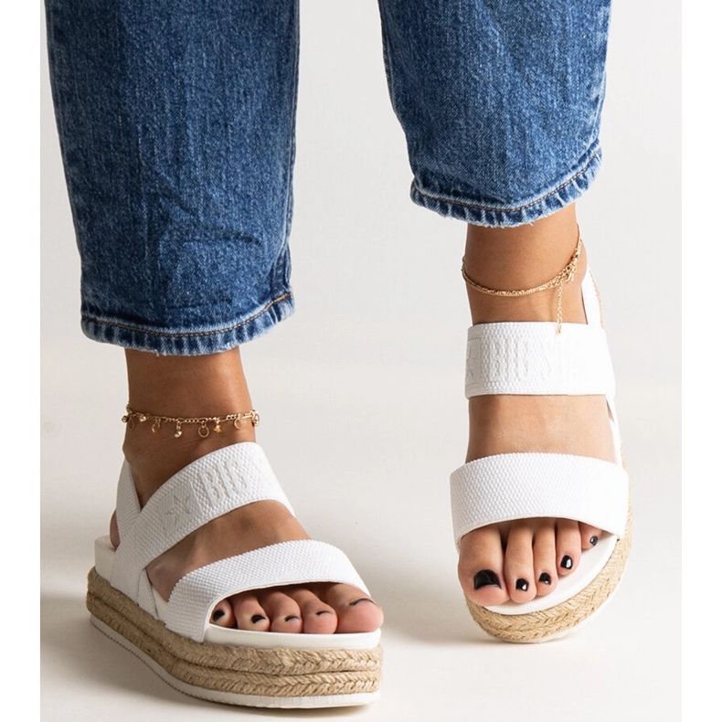 Sandale albe Big Star LL274857 1