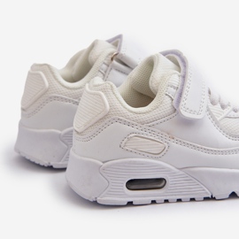 Pantofi albi Krissandra pentru copii cu velcro 2 Pantofi albi Krissandra pentru copii cu velcro 2