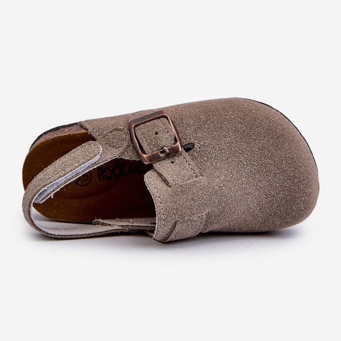 Flip-flops pentru copii pe platformă din plută Gri Vulagia 2 Flip-flops pentru copii pe platformă din plută Gri Vulagia 2