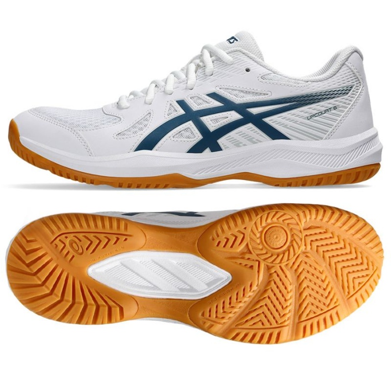 Pantofi de volei Asics Upcourt 6 M 1071A104 100 alb 1