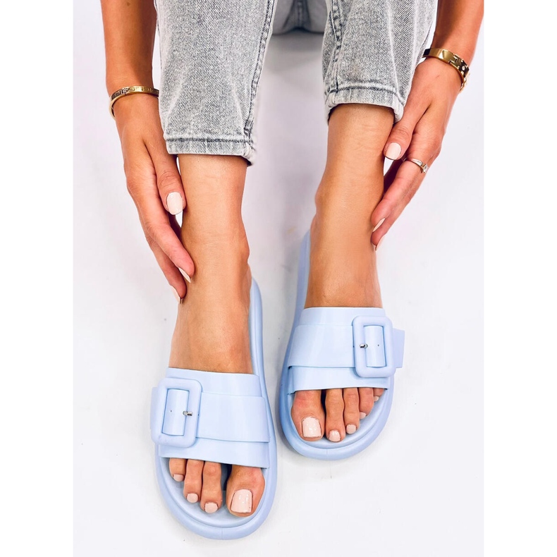 Papuci de dama Alana Blue albastru 1