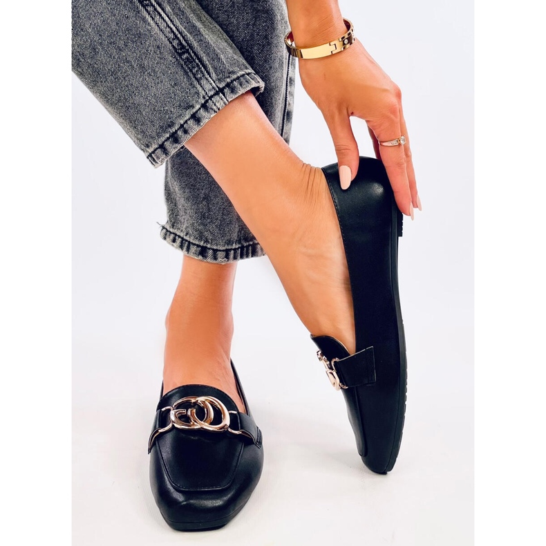 Mocasini de dama Elisa Black negru 2