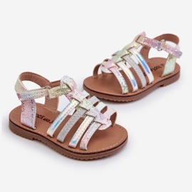 Sandale Gladiator Copii Prinse cu Velcro, Multicolor Radovia 1