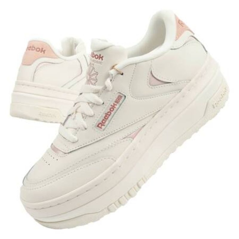 Pantofi Reebok Club Extra 100033105 bej 1 Pantofi Reebok Club Extra 100033105 bej 1