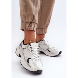 Pantofi sport dama pantofi alb si negru Leranea 2