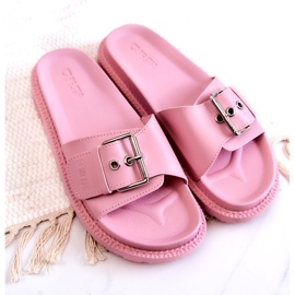 Papuci Clasici Cu Catarama Big Star JJ274A308 Roz 4