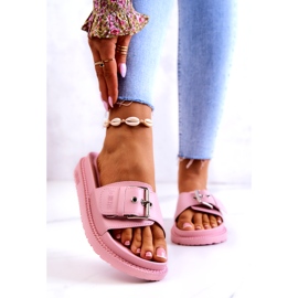 Papuci Clasici Cu Catarama Big Star JJ274A308 Roz 1