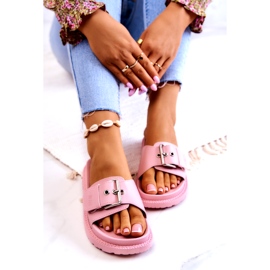 Papuci Clasici Cu Catarama Big Star JJ274A308 Roz 3