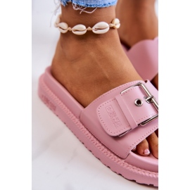 Papuci Clasici Cu Catarama Big Star JJ274A308 Roz 2