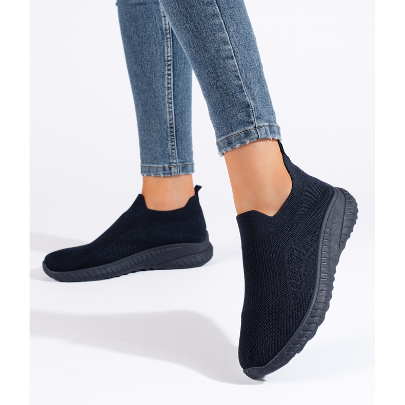 Pantofi sport slip-on dama, bleumarin albastru 1