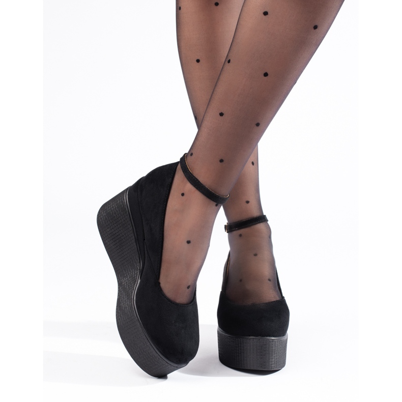 Pompe cu pană negre negru 2