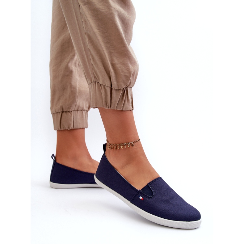 News Adidași Slip-On Women’s Blue Blue 24TX02-7655 albastru 3