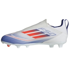 Pantofi de fotbal Adidas F50 League Ll FG/MG IF1362 alb 1