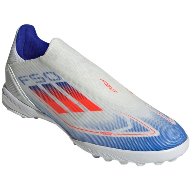 Pantofi de fotbal Adidas F50 League Ll Tf IF1339 alb 1