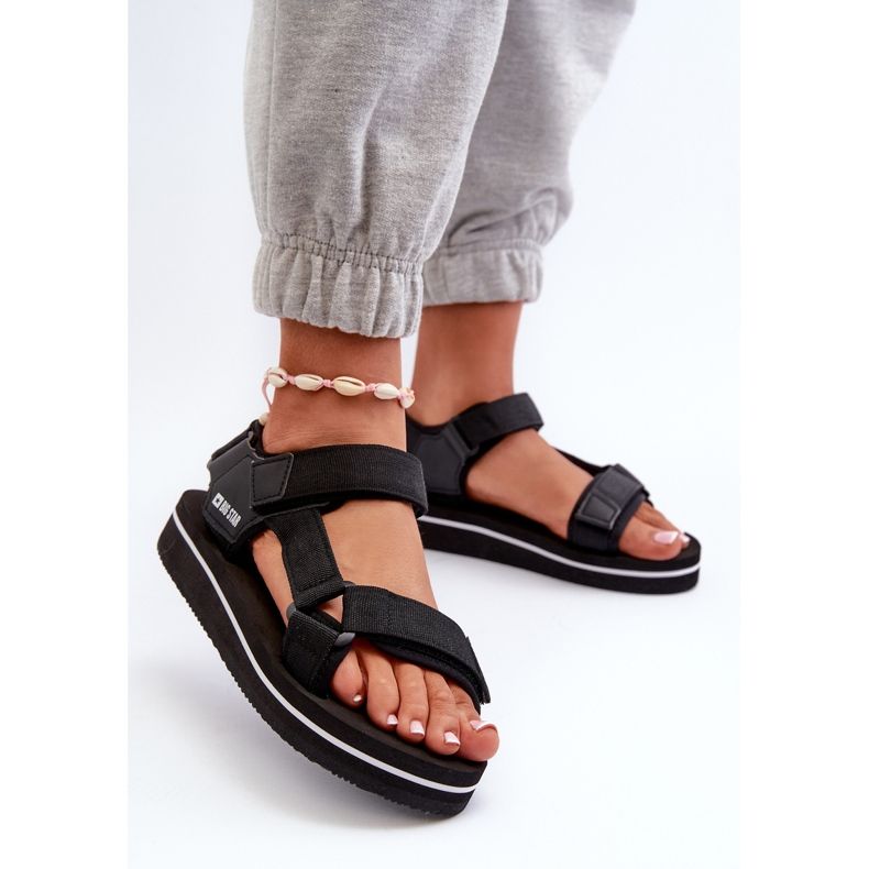 Sandale de damă cu platformă Big Star NN274A532 Negru 2