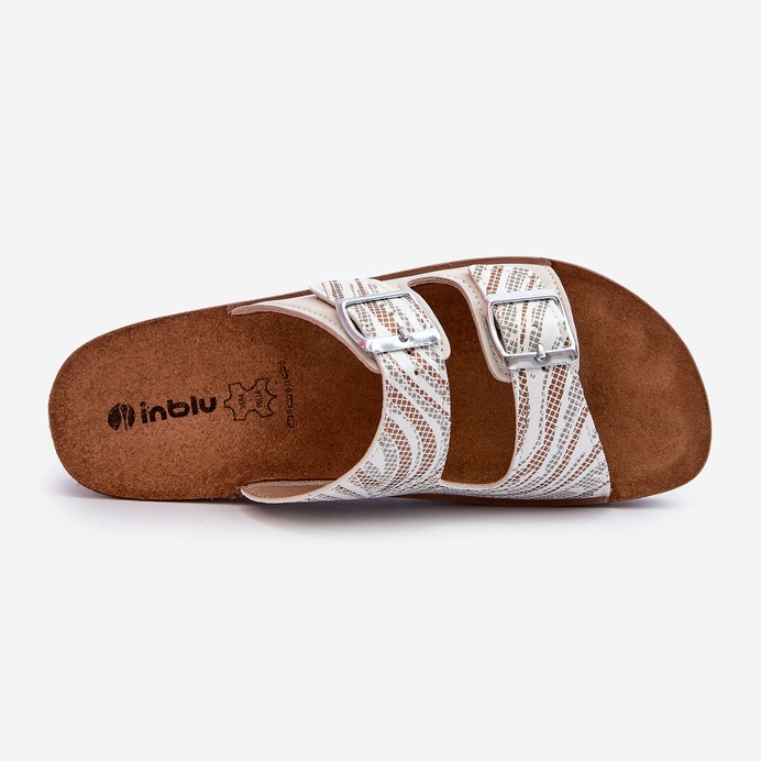 Slapi Confortabile Damă Cu Catarame Inblu CP000045 Bej 1 Slapi Confortabile Damă Cu Catarame Inblu CP000045 Bej 1