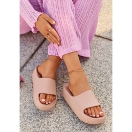 Flip-flops de damă roz Airaplea Foam Platform 5