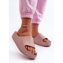 Flip-flops de damă roz Airaplea Foam Platform 7