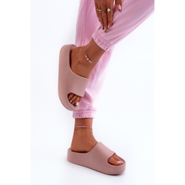 Flip-flops de damă roz Airaplea Foam Platform 9