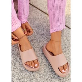 Flip-flops de damă roz Airaplea Foam Platform 4