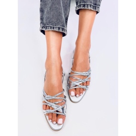 Sandale Limbe Silver stil boho argint 4