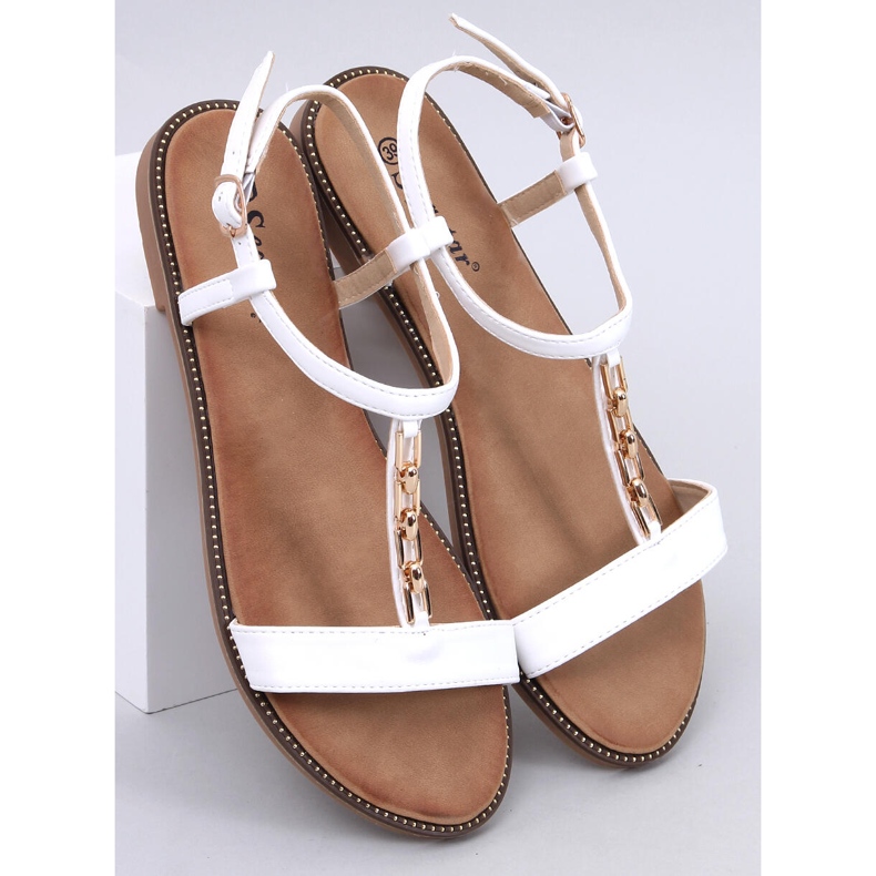 Sandale de dama Luzzi White alb 1