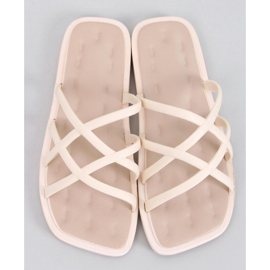 Slapi de cauciuc Gomis Beige bej 1