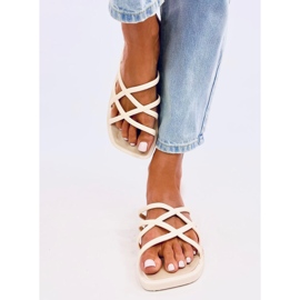 Slapi de cauciuc Gomis Beige bej 2