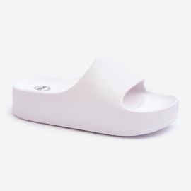 Flip-flops pentru femei Airaplea Foam Platform, alb 3