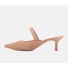 Marco Shoes Șlapii lui Emilian bej 1