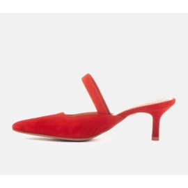 Marco Shoes Șlapii lui Emilian roșu 4