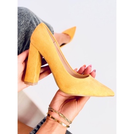 Pompe pe stâlpul Scully Yellow galben 3