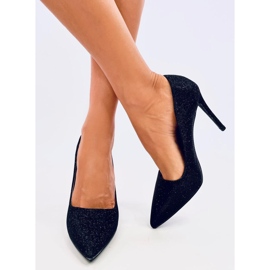 Tocuri înalte irizate de damă Anabelle Black negru 5