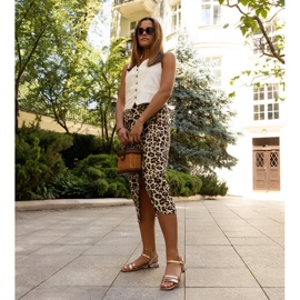 Sandale roz Rababa cu toc mic 2