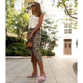 Catâri roz Cantara cu tocuri joase 1