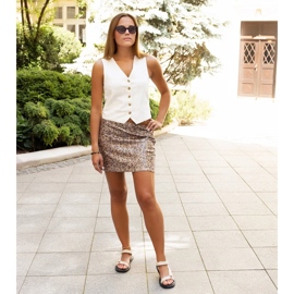 Sandale bej din piele ecologică de la Nashida 2 Sandale bej din piele ecologică de la Nashida 2